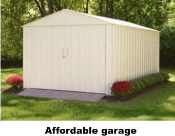 Affordable garage