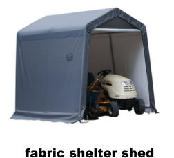 fabric shelter shed