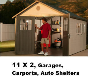 11 X 2, Garages, Carports, Auto Shelters