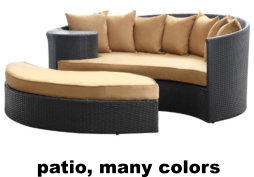 patio, many colors