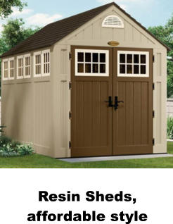 Resin Sheds, affordable style