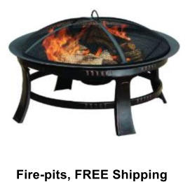 Fire-pits, FREE Shipping