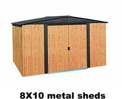 8X10 metal sheds