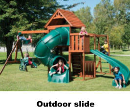 Outdoor slide