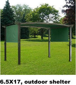 6.5X17, outdoor shelter