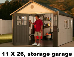 11 X 26, storage garage