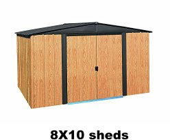 8X10 sheds