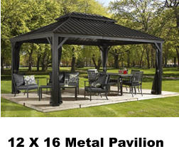 12 X 16 Metal Pavilion