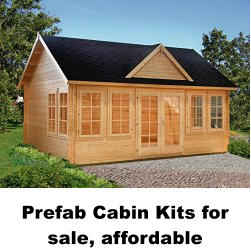 Prefab Cabin Kits for sale, affordable
