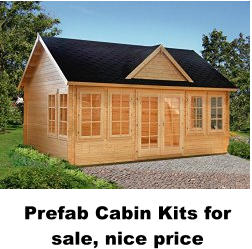 Prefab Cabin Kits for sale, nice price